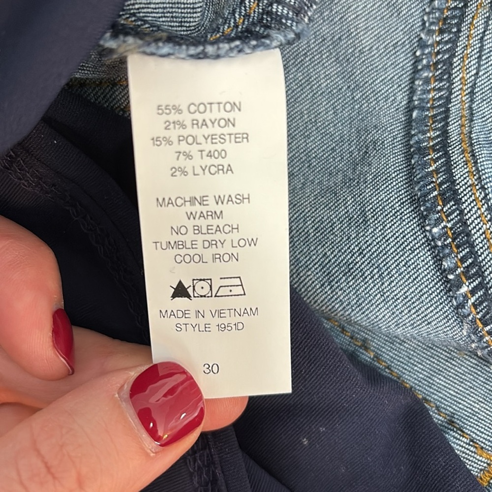 Pink Blush Maternity Straight Leg High Rise Jeans - M - Picture 5 of 5